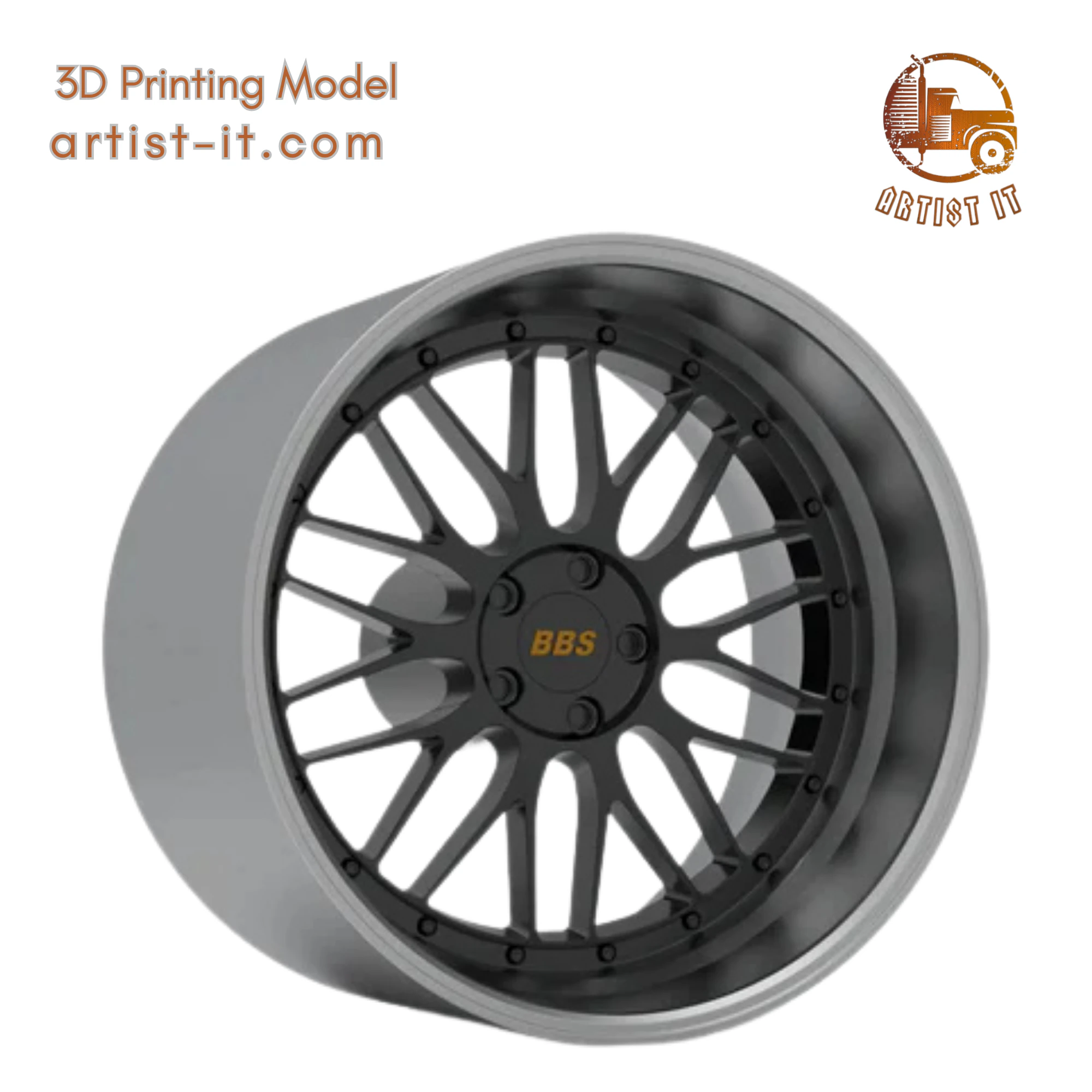 BBS LM273 wheel 3d print model 3D Print Model .c4d .max .obj .3ds .fbx .stl .blend