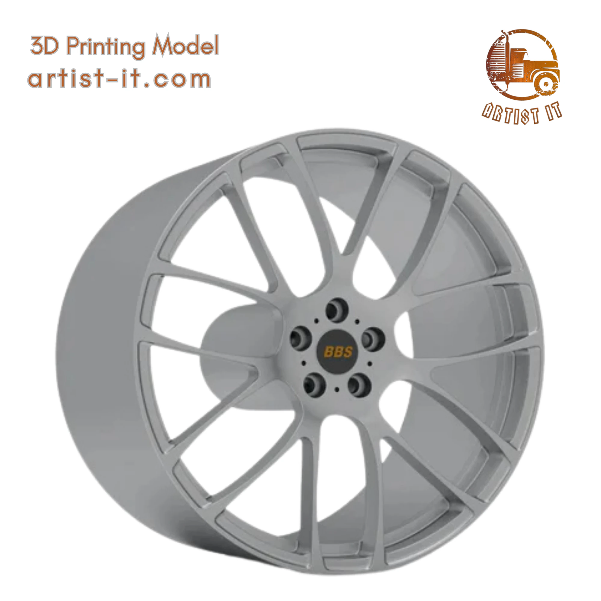BBS RE-L2 wheel 3d print model 3D Print Model .c4d .max .obj .3ds .fbx .stl .blend 