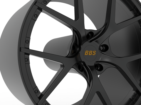 BBS RI-S wheel 3d print model Modelo de Impressão 3D