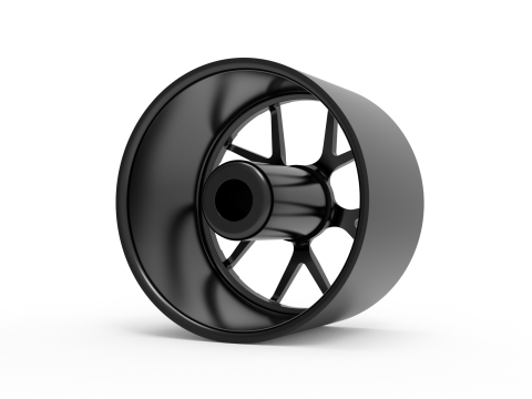 BBS RI-S wheel 3d print model Modelo de Impressão 3D