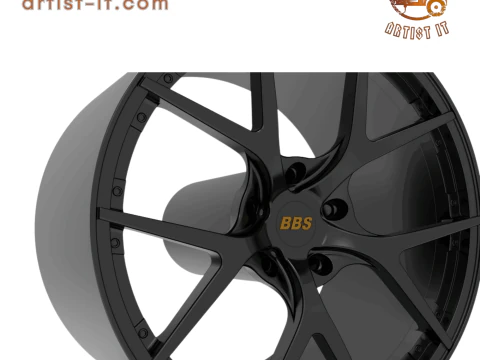 BBS RI-S wheel 3d print model 3D Print Model