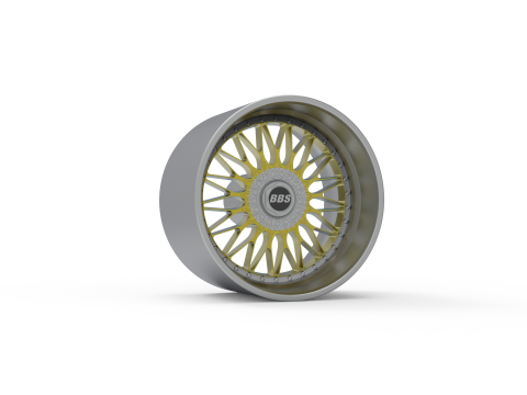 BBS RS564 wheel 3d print model Modelo de Impressão 3D