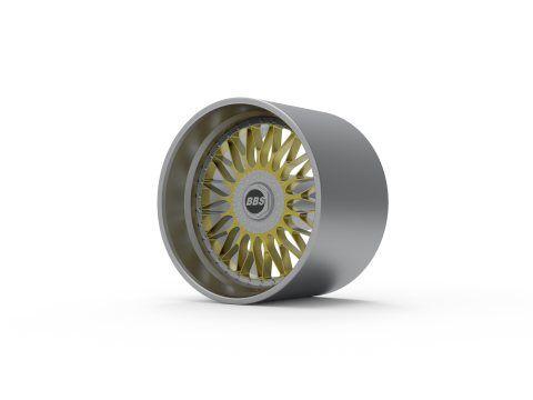 BBS RS564 wheel 3d print model Modelo de Impressão 3D
