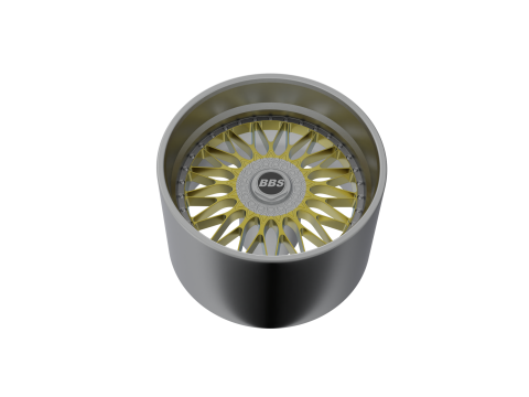 BBS RS564 wheel 3d print model Modelo de Impressão 3D