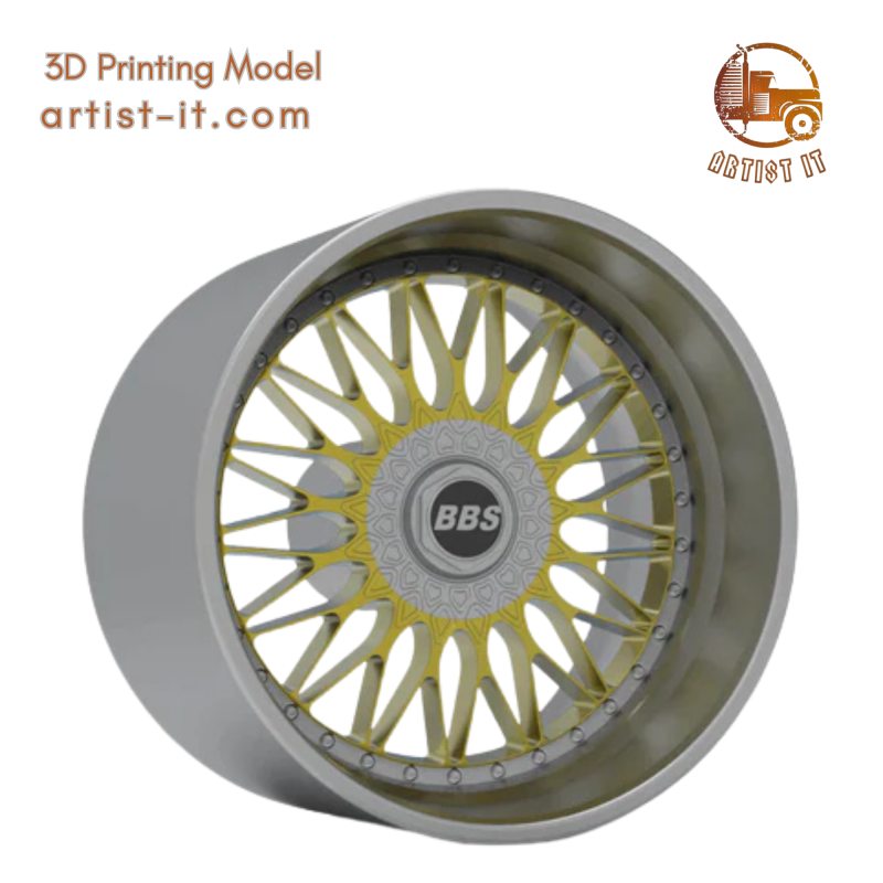 BBS RS564 wheel 3d print model 3D Print Model .c4d .max .obj .3ds .fbx .stl .blend 