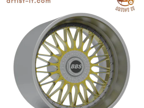 Model koła BBS RS564 do druku 3D Model do druku 3D