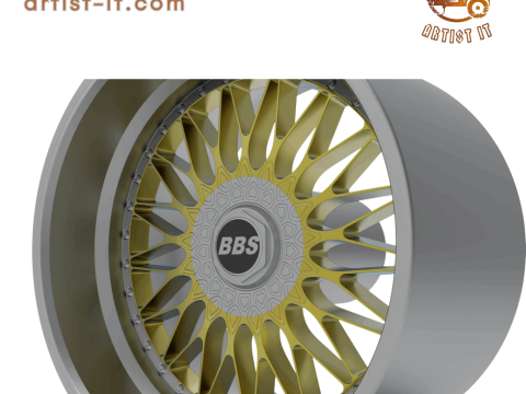 BBS RS564 wheel 3d print model 3D Print Model