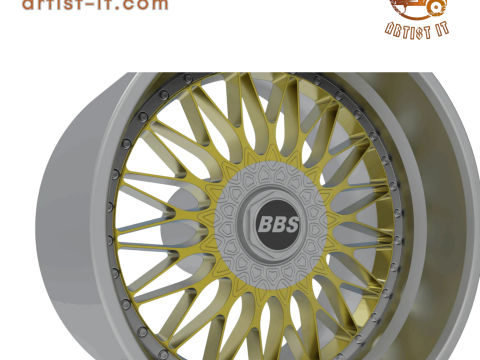 BBS RS564 wheel 3d print model 3D Print Model