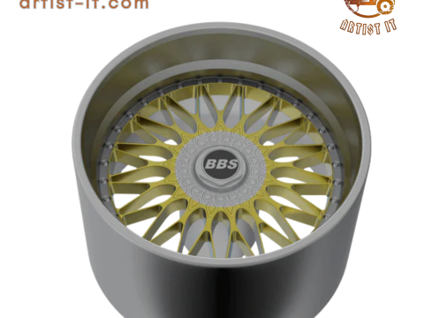 BBS RS564 wheel 3d print model 3D Print Model