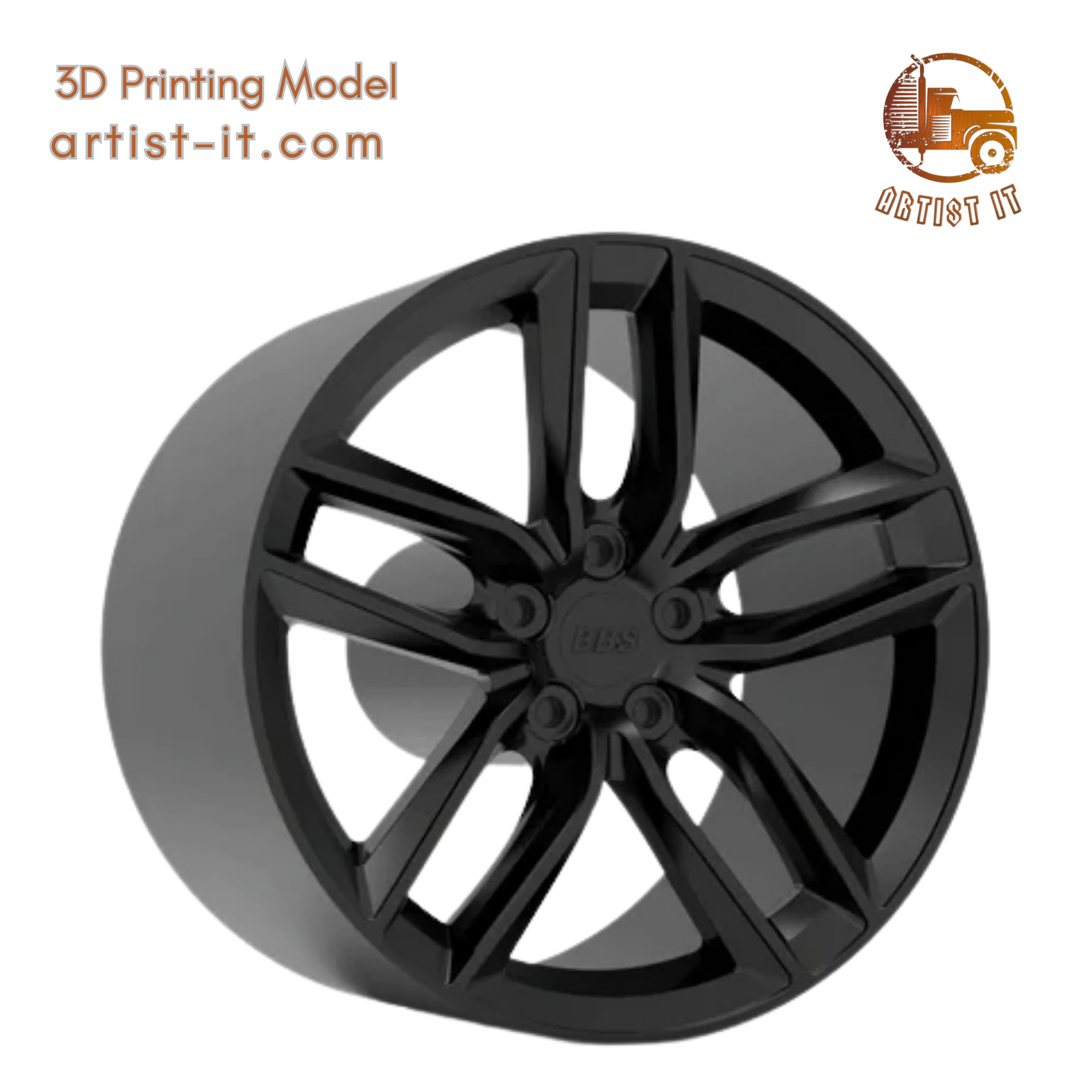 BBS SX wheel 3d print model 3D Print Model .c4d .max .obj .3ds .fbx .stl .blend 