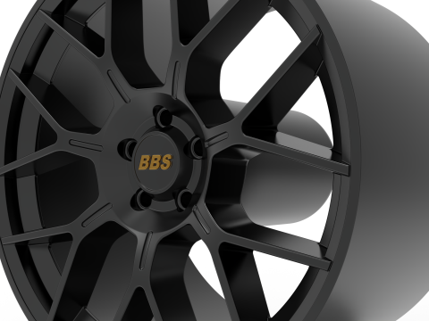 BBS XR wheel 3d print model 3D-printmodel