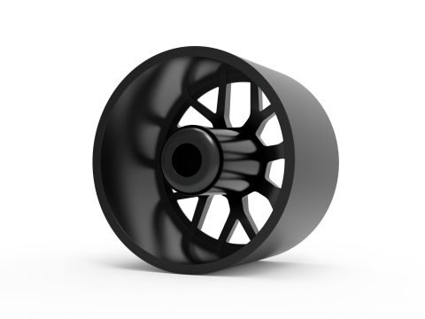 BBS XR wheel 3d print model 3D-printmodel