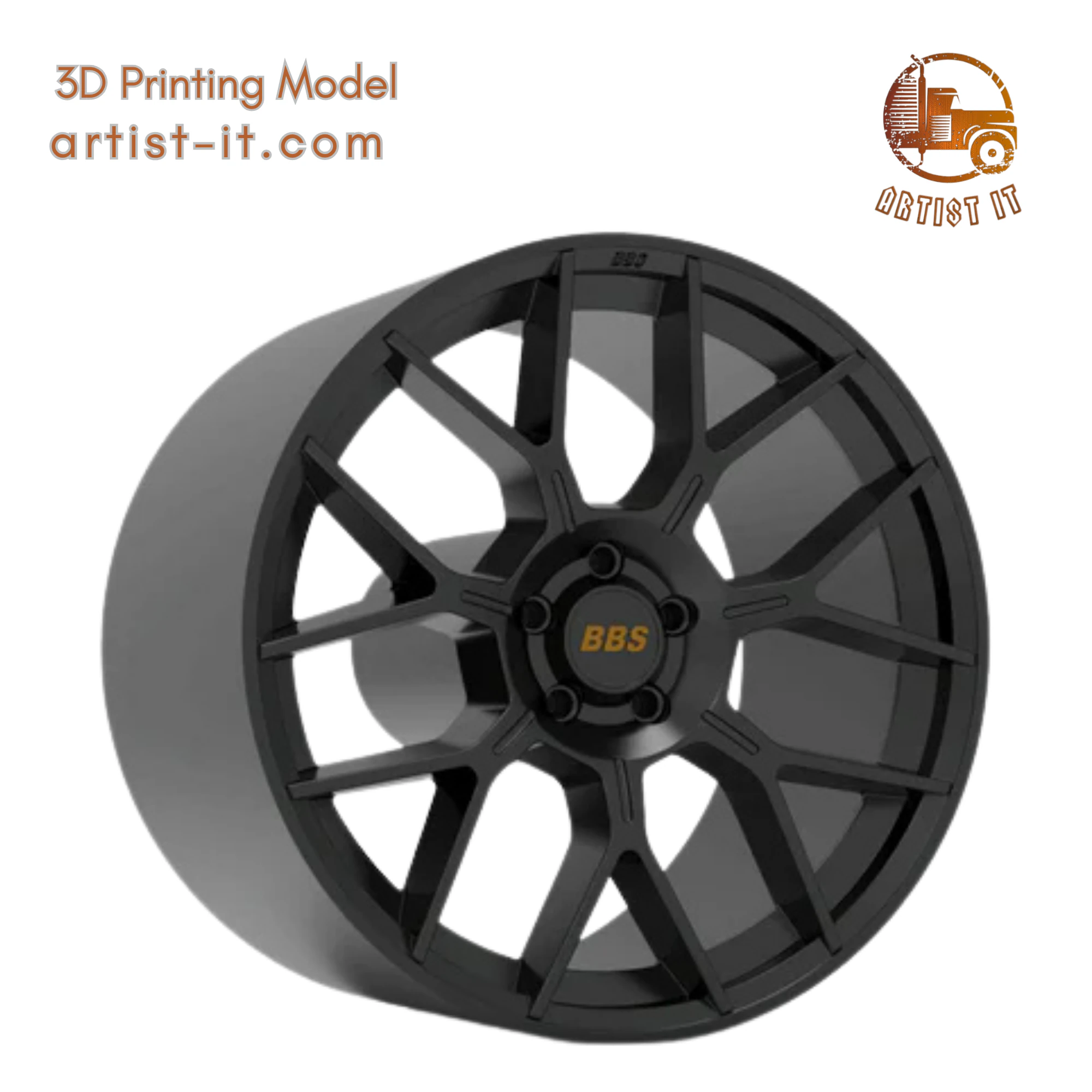 BBS XR wheel 3d print model 3D Print Model .c4d .max .obj .3ds .fbx .stl .blend 