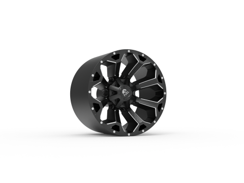 Fuel off road ASSAULT wheel 3d print model Modelo de Impressão 3D