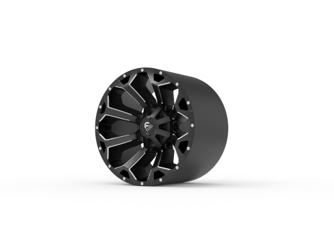 Fuel off road ASSAULT wheel 3d print model 3D 프린트 모델