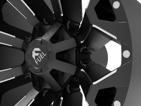 Fuel off road ASSAULT wheel 3d print model 3D 프린트 모델