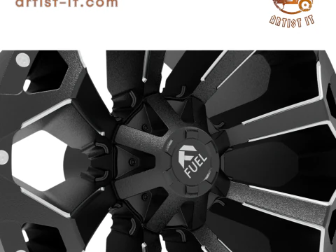 Fuel off road ASSAULT wheel 3d print model 3D Print Model