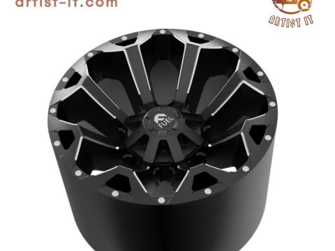 Fuel off road ASSAULT wheel 3d print model 3D Print Model