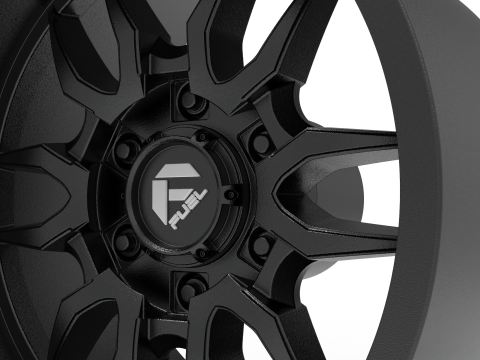 Fuel off road clash wheel 3d print model 3D Baskı Modeli