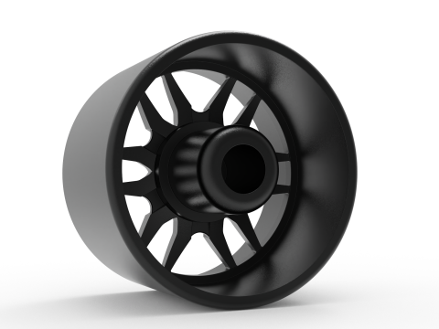 Fuel off road clash wheel 3d print model 3D Baskı Modeli