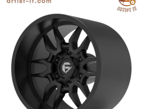 Fuel off road clash wheel 3d print model 3D Print Model