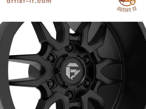 Fuel off road clash wheel 3d print model 3D Print Model