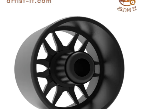 Fuel off road clash wheel 3d print model 3D Print Model