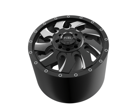 Fuel off road FRONT CLEAVER wheel 3d print model Modelo de Impressão 3D