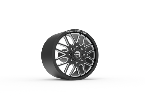 Fuel off road FRONT FF6D wheel 3d print model Modelo de Impressão 3D