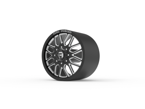Fuel off road FRONT FF66 wheel 3d print model 3Dプリントモデル