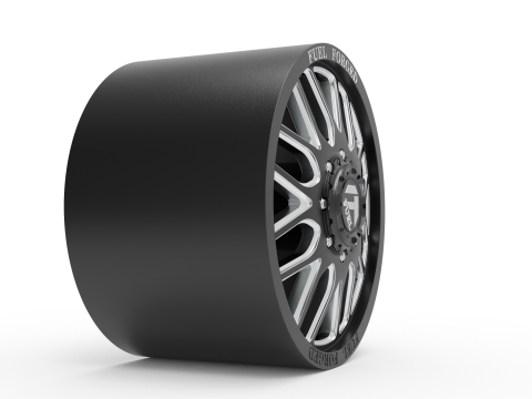 Fuel off road FRONT FF66 wheel 3d print model 3Dプリントモデル