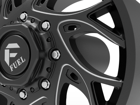 Fuel off road FRONT RUNNER wheel 3d print model Model do druku 3D