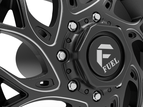 Fuel off road FRONT RUNNER wheel 3d print model Model do druku 3D