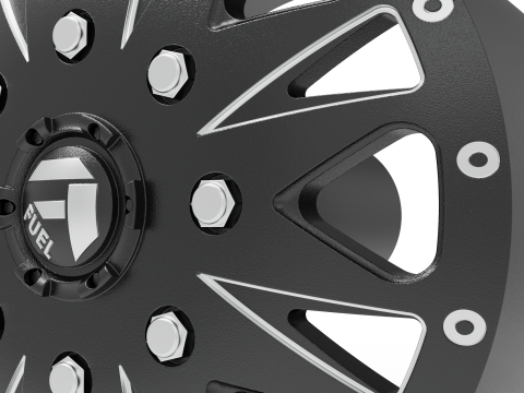 Fuel off road FRONT THROTTLE wheel 3d print model 3D Baskı Modeli