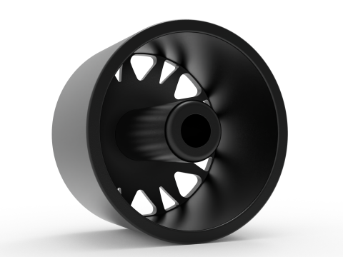 Fuel off road FRONT THROTTLE wheel 3d print model 3D Baskı Modeli