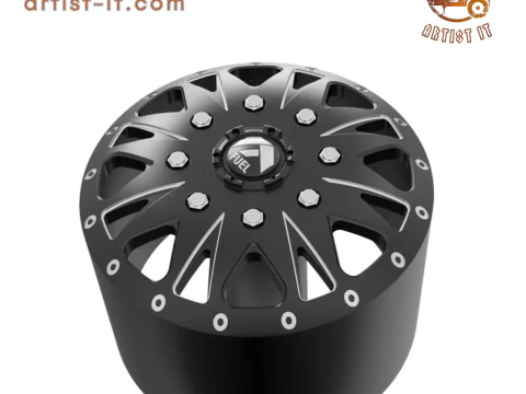 Fuel off road FRONT THROTTLE wheel 3d print model 3D Print Model