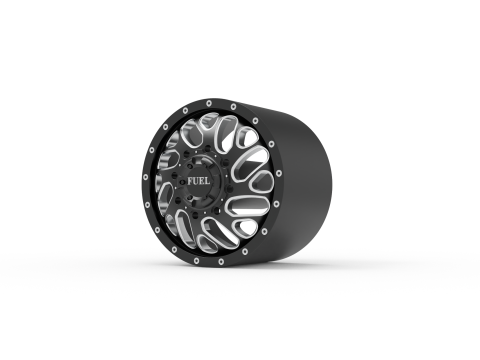 Fuel off road FRONT TRITON wheel 3d print model 3D 打印模型