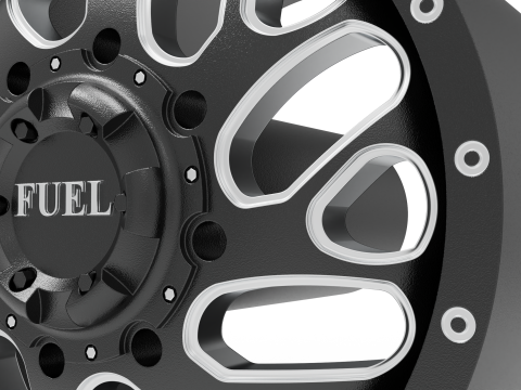Fuel off road FRONT TRITON wheel 3d print model 3D 打印模型