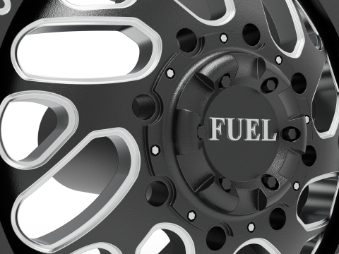 Fuel off road FRONT TRITON wheel 3d print model 3D 打印模型