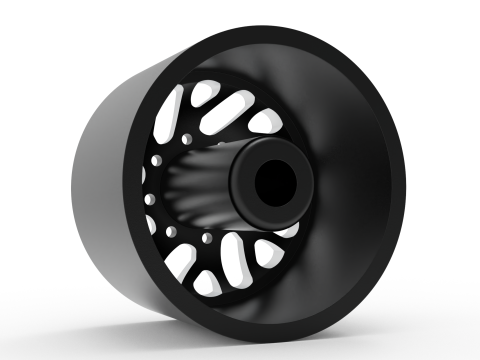 Fuel off road FRONT TRITON wheel 3d print model 3D 打印模型