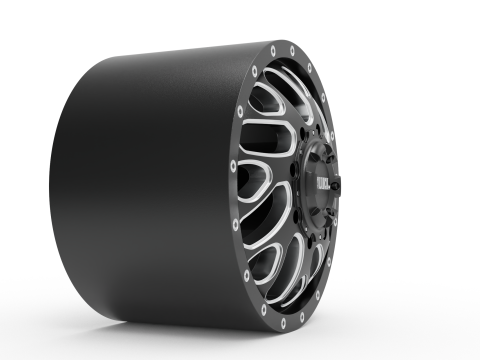 Fuel off road FRONT TRITON wheel 3d print model 3D 打印模型