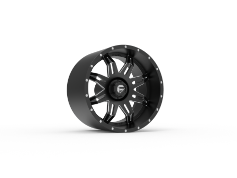 Fuel off road LETHAL wheel 3d print model Modelo de Impressão 3D