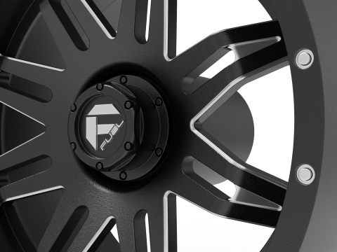 Fuel off road LETHAL wheel 3d print model 3D Принт Модель