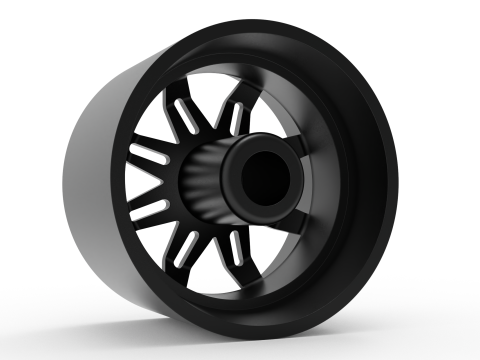Fuel off road LETHAL wheel 3d print model 3D Принт Модель
