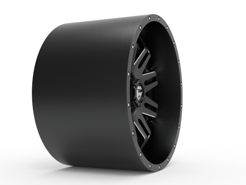 Fuel off road LETHAL wheel 3d print model 3D Принт Модель