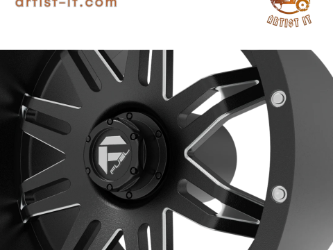 Fuel off road LETHAL wheel 3d print model 3D Print Model