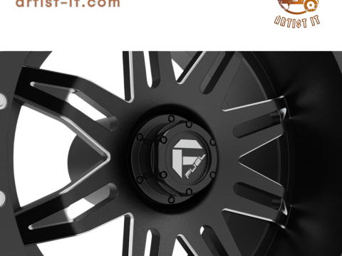Fuel off road LETHAL wheel 3d print model 3D Print Model