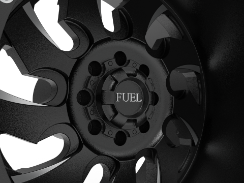 Fuel off road REAR CLEAVER wheel 3d print model 3D 打印模型