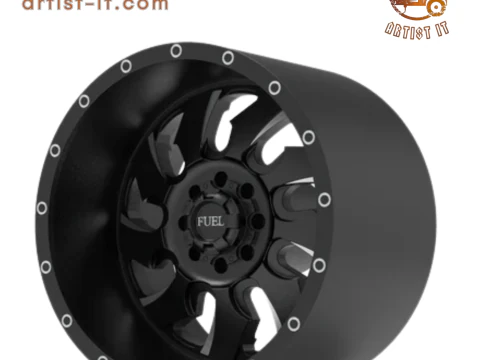 Fuel off road REAR CLEAVER wheel 3d print model 3D Print Model