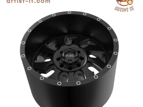 Fuel off road REAR CLEAVER wheel 3d print model 3D Print Model